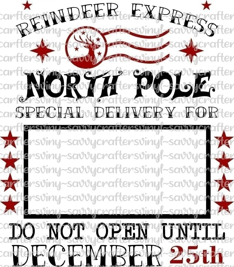 Customizable Santa Sacks - Savvy Crafters Vinyl & Gifts