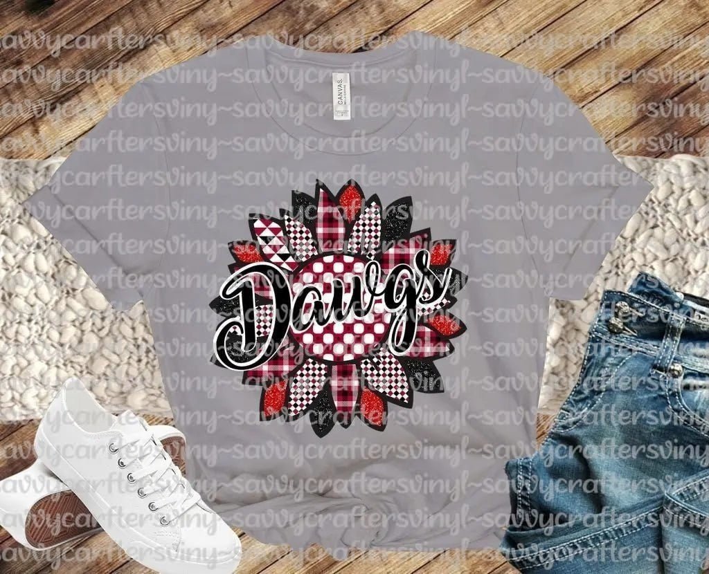DAWGS Sunflower - Savvy Crafters Vinyl & Gifts