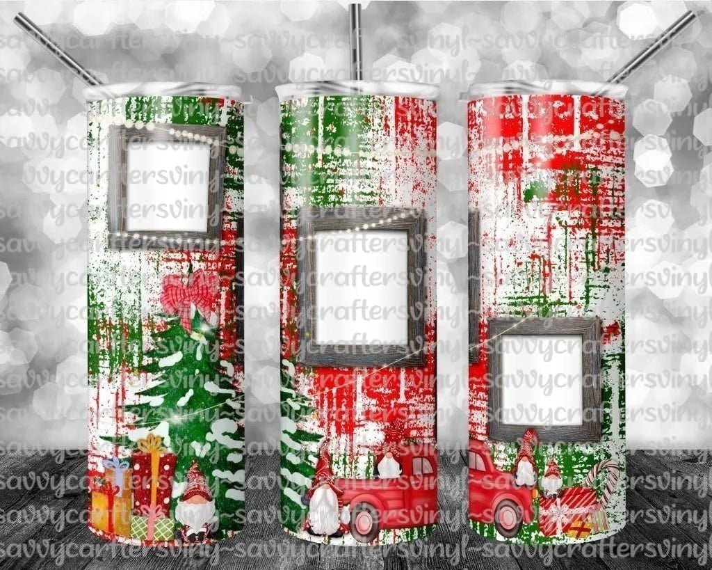 Gnomes Light with Frames Straight Wrap 20oz - Savvy Crafters Vinyl & Gifts