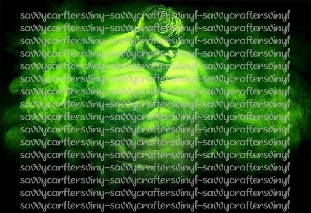 Hulk Green Fog 20oz Tumbler Wrap - Savvy Crafters Vinyl & Gifts