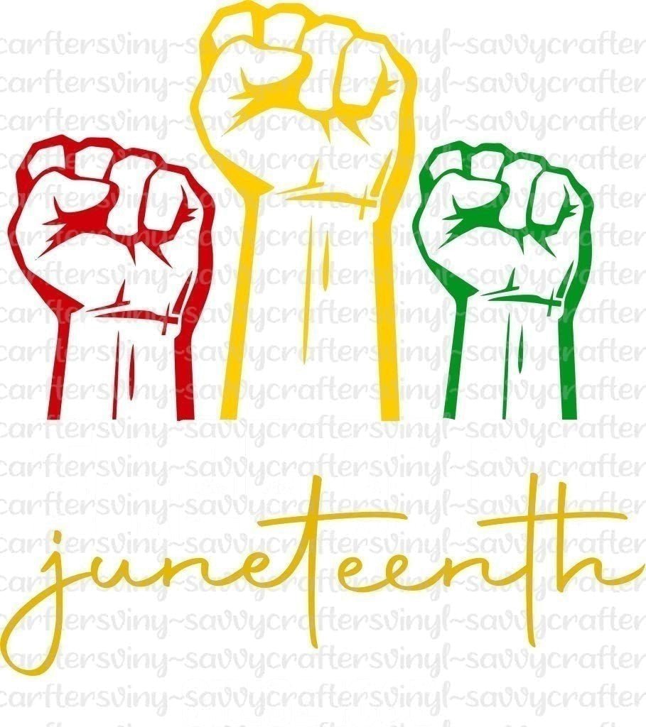 Juneteenth Braking Every Chain - Savvy Crafters Vinyl & Gifts