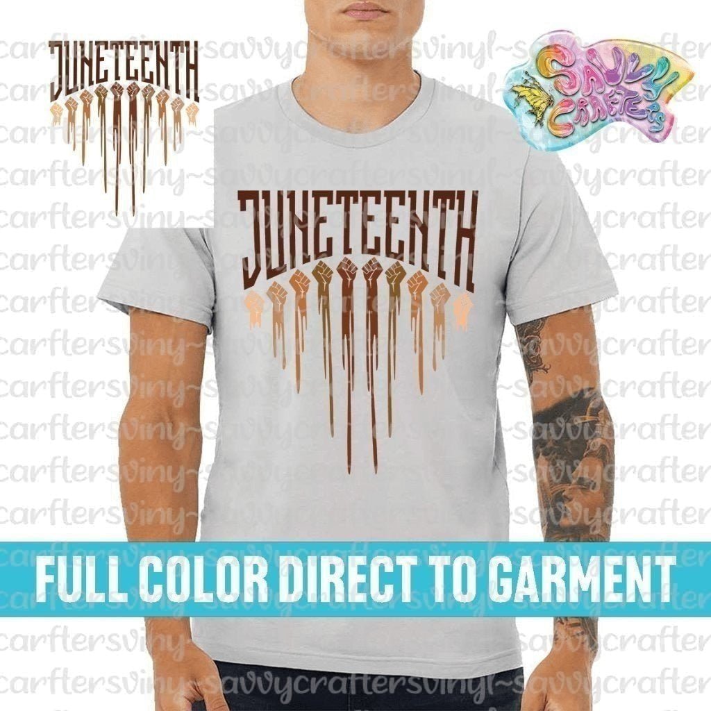 Juneteenth DTG Tee - Savvy Crafters Vinyl & Gifts