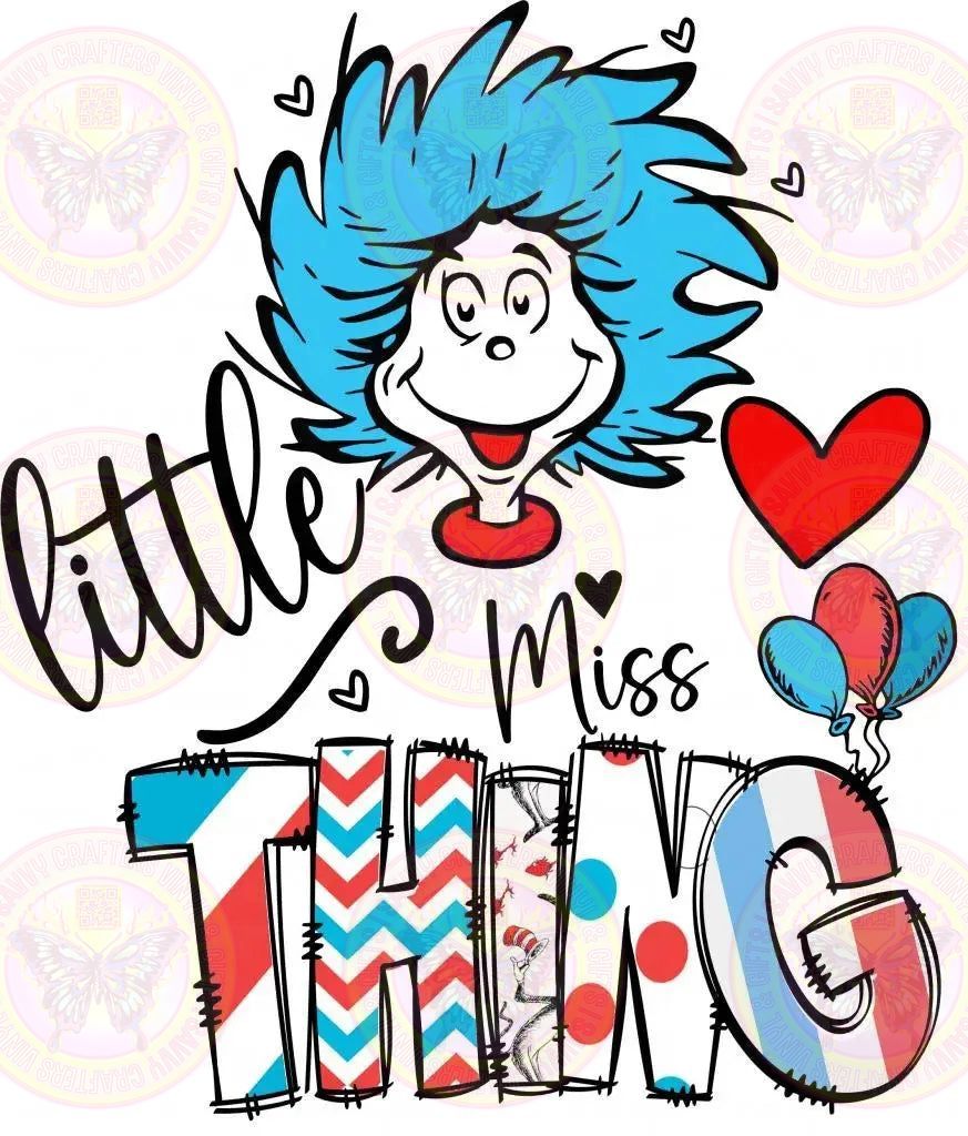 Little Miss Thing Girl 2 - Savvy Crafters Vinyl & Gifts