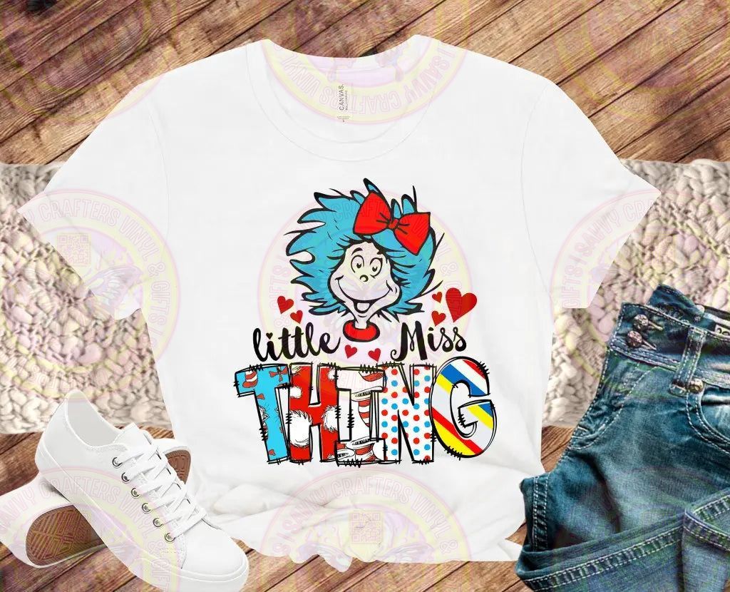 Little Miss Thing Girl Read - Savvy Crafters Vinyl & Gifts