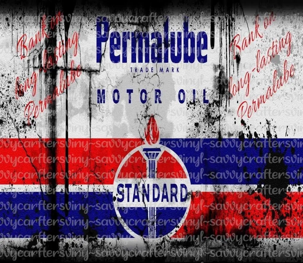 Motor Oil 11 Tumbler wrap 20oz - Savvy Crafters Vinyl & Gifts