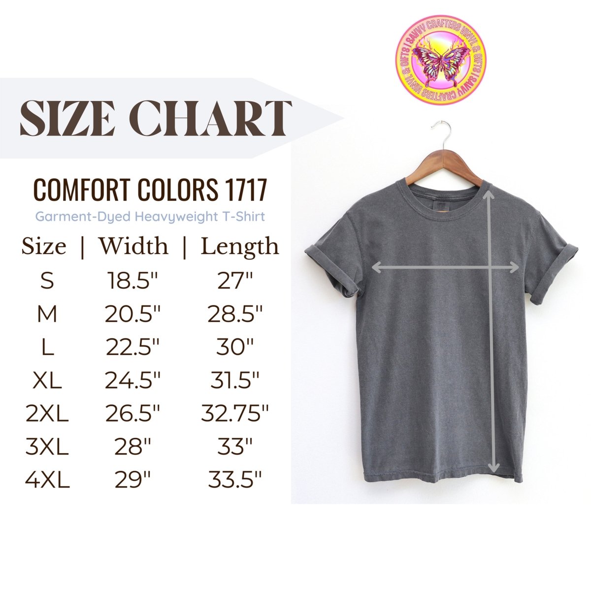 No Bad Vibes - Comfort Color Tee - Savvy Crafters Vinyl & Gifts