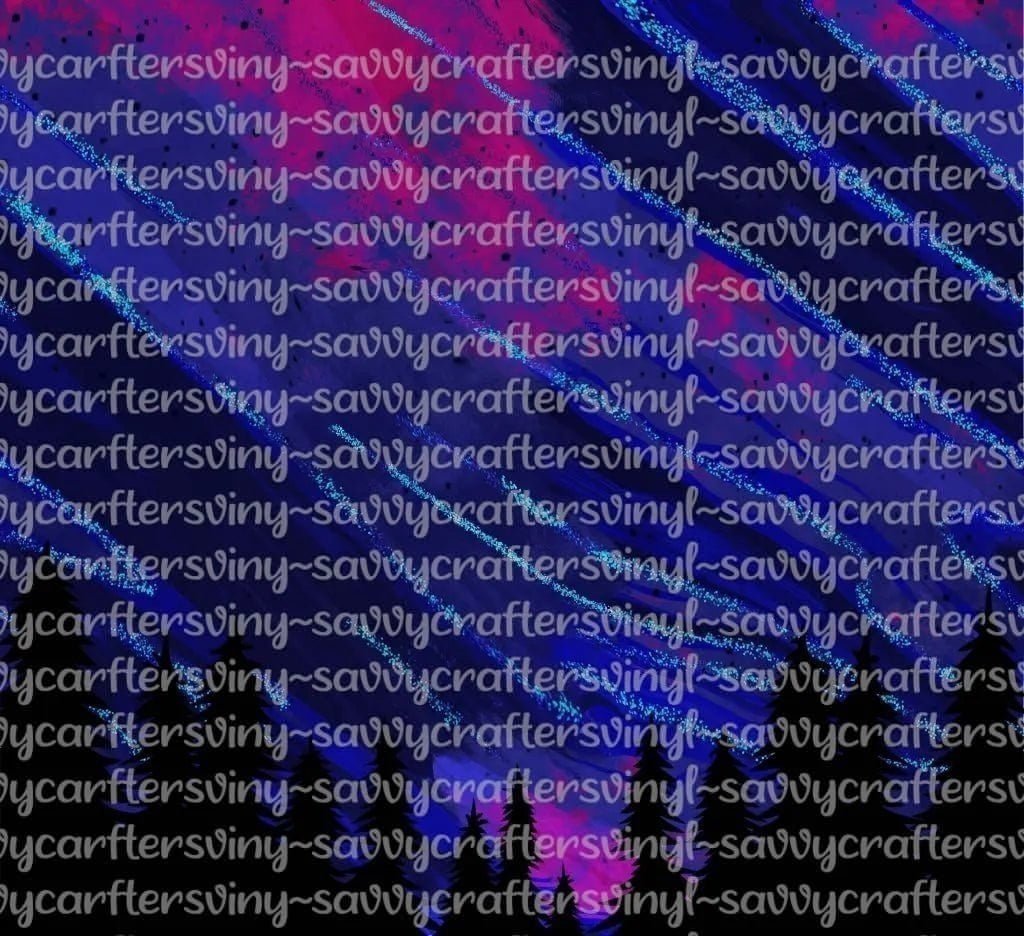 Northern Lights Straight Wrap 20oz - Savvy Crafters Vinyl & Gifts