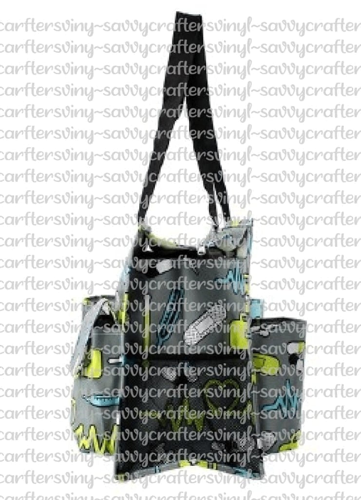 Nurse Utility Tote with pockets - Savvy Crafters Vinyl & Gifts