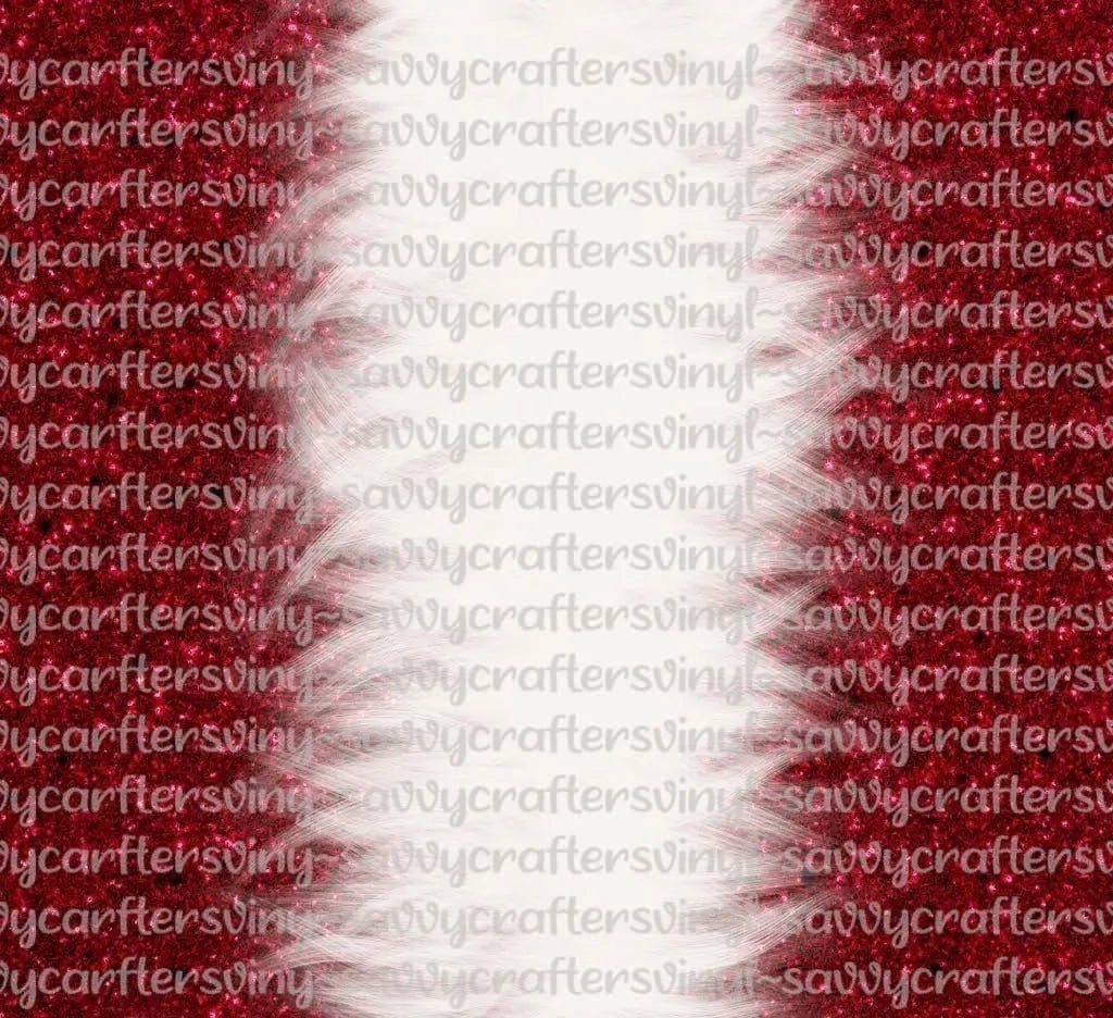 Santa Fur Straight Wrap 20oz - Savvy Crafters Vinyl & Gifts