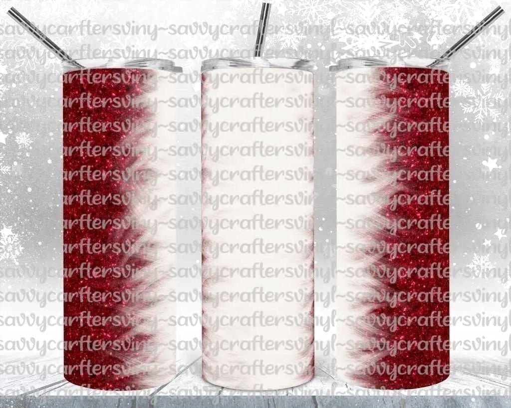 Santa Fur Straight Wrap 20oz - Savvy Crafters Vinyl & Gifts