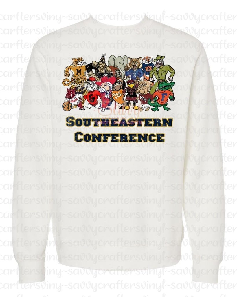 Savvy Graphic DTG Sweatshirts - SEC - Savvy Crafters Vinyl & Gifts