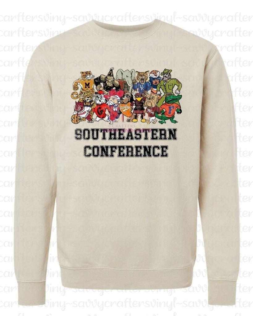 Savvy Graphic DTG Sweatshirts - SEC - Savvy Crafters Vinyl & Gifts