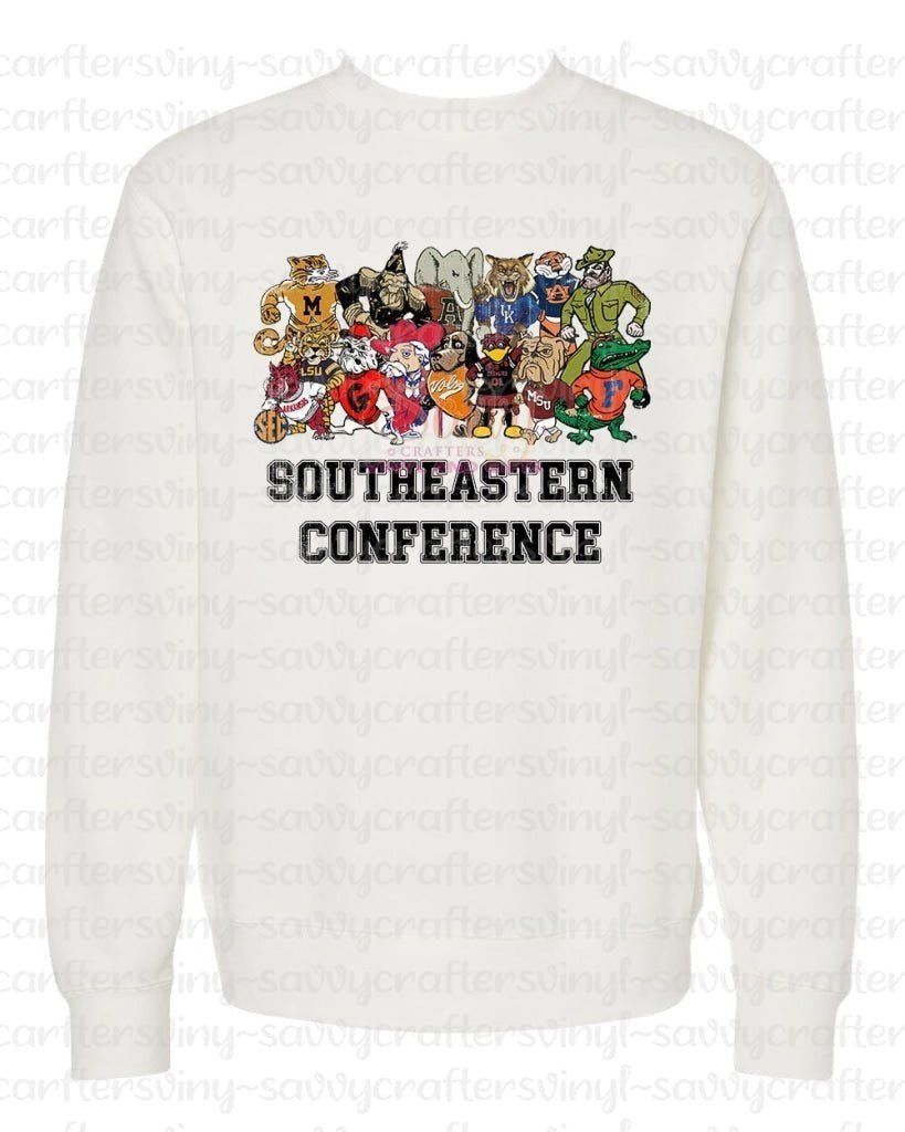 Savvy Graphic DTG Sweatshirts - SEC - Savvy Crafters Vinyl & Gifts