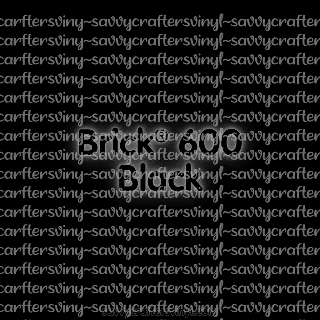 Siser Brick® 600 | Black - Savvy Crafters Vinyl & Gifts