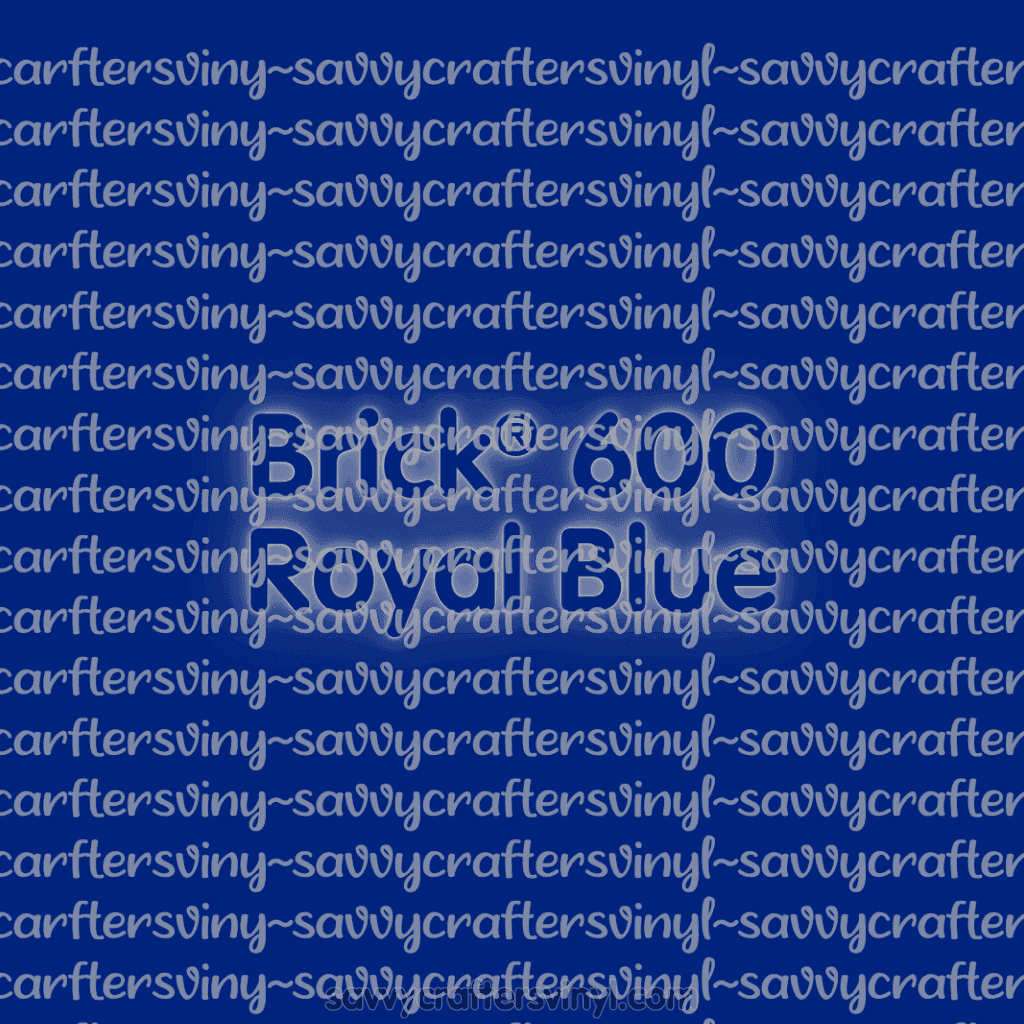 Siser Brick® 600 | Royal Blue - Savvy Crafters Vinyl & Gifts