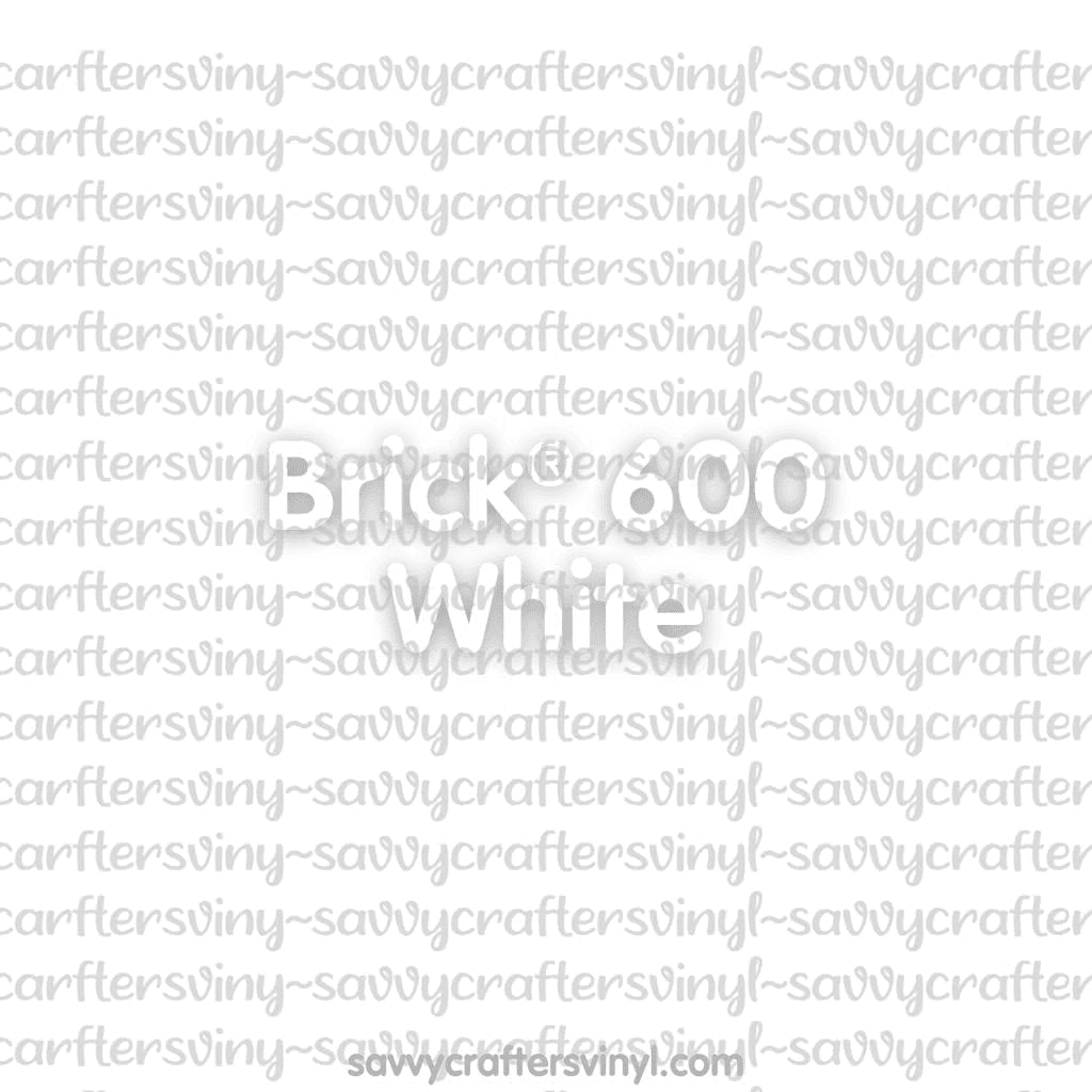 Siser Brick® 600 | White - Savvy Crafters Vinyl & Gifts