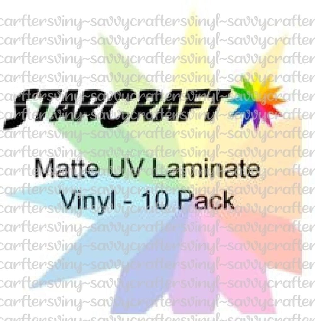 StarCraft Glossy UV Laminate 10-Pack - Savvy Crafters Vinyl & Gifts