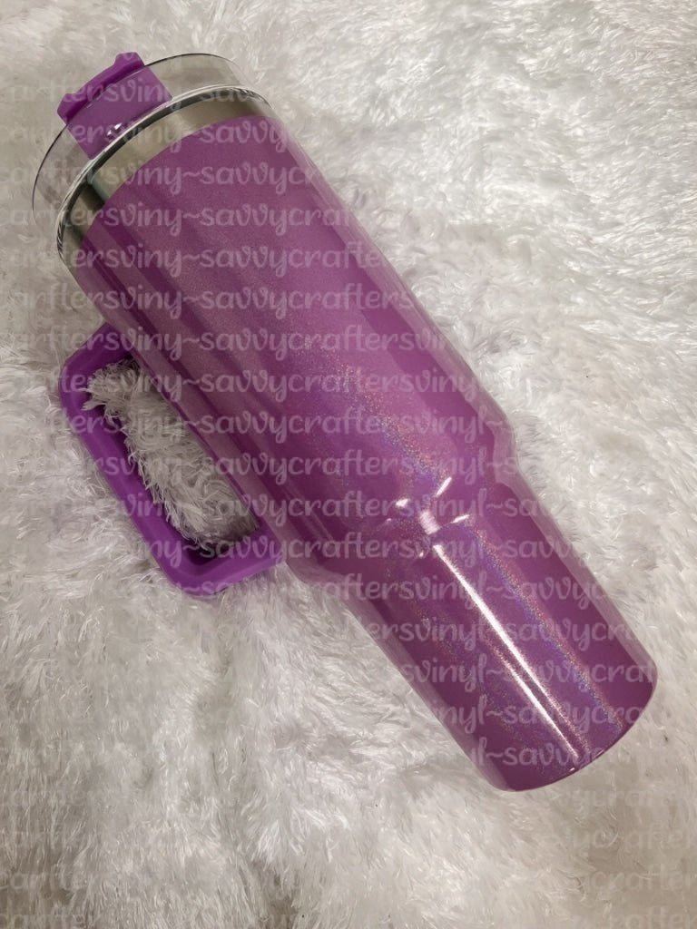 Sublimation 40 oz Dupe Glitter Holographic - Savvy Crafters Vinyl & Gifts