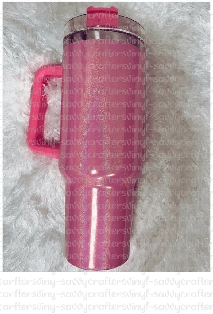 Sublimation 40 oz Dupe Glitter Holographic - Savvy Crafters Vinyl & Gifts