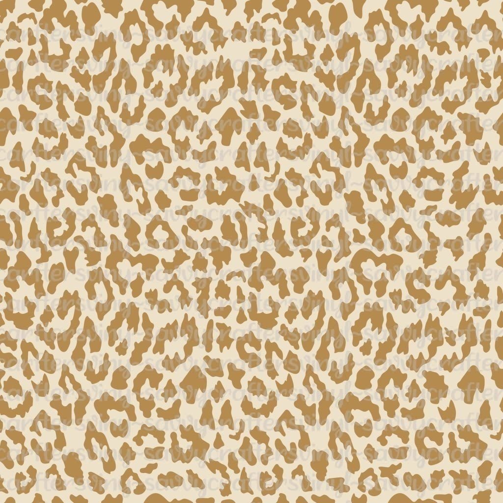 Trendy Leopard Tan - Savvy Crafters Vinyl & Gifts